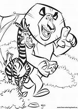 Madagascar Coloring Pages Madagascar2 Book Online Color Printable Info Colouring Do Print Coloriage Birthday Kids sketch template