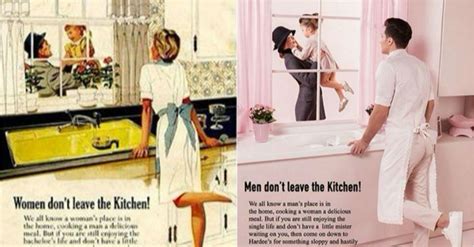 someone just reversed the gender roles in old sexist ads rare