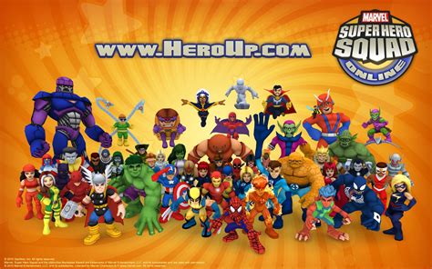 marvel super hero squad  review web game