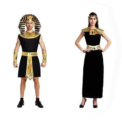 Ancient Egypt Egyptian Pharaoh Cleopatra Prince Princess Costume For
