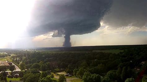 drone captures tornado touchdown nbc news