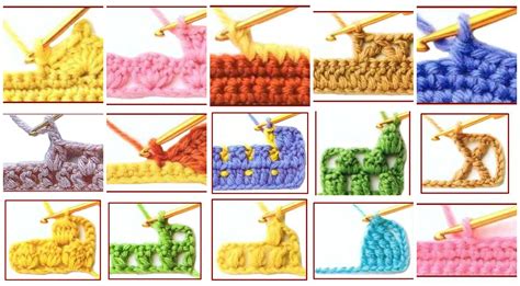crochet stitches  sizes guide page    pretty ideas