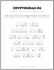 printable cryptograms print