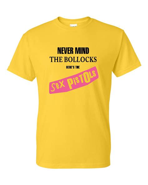 never mind the bollocks here s the sex pistols t shirt
