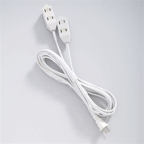double ended indoor extension cord  wire extension cord white walmartcom