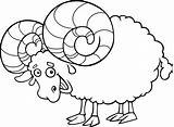 Ram Coloring Pages Print sketch template