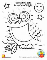 Owl Printable Dot Connect Dots Printables Kids Count Coloring Fun Finish Choose Board Visit Toys sketch template