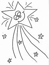 Star Coloring Pages Shooting Colouring Christmas Twinkle Bethlehem Sheets Stars Little Drawing Printable Color Clipart Kids Emotions Library Visit Getcolorings sketch template