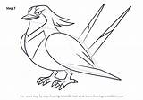 Swellow Pokemon Step Draw Drawing Necessary Improvements Finally Finish Make sketch template