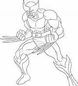 Coloring Pages Wolverine Logan Print Kids sketch template