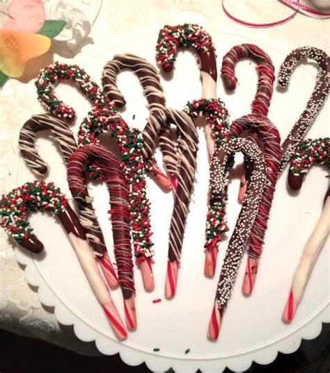 Chocolate Dipped Candy Canes World Of Temptations