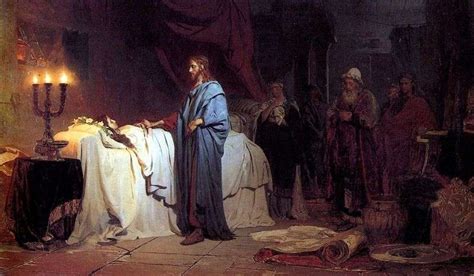 resurrection of the daughter of jairus by ilya repin ️ repin ilya