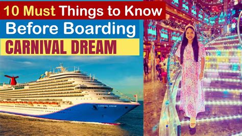 carnival dream features  overview youtube