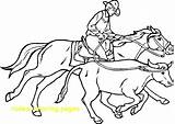 Coloring Pages Rodeo Steer Cowboy Printable Horse Sheets Western Wrestling Color Cowboys Kids Drawing Horses Getdrawings Print Roping Cowgirl Gif sketch template
