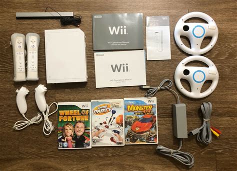 nintendo wii console bundle   games  accessories works icommerce  web