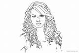 Swift Taylor Coloring Drawing Pages Line Kids Printable Color Print sketch template