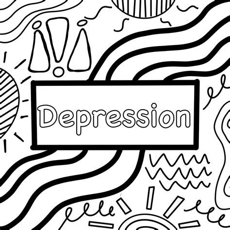 mental health coloring pages etsy