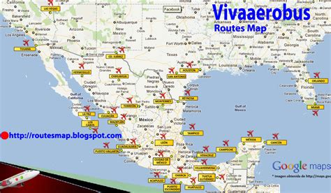 routes map viva aerobus routes map