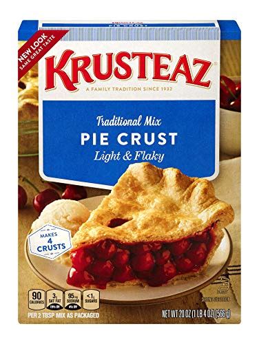 Krusteaz Traditional Light And Flaky Pie Crust Mix 20 Oz Pack Of 12