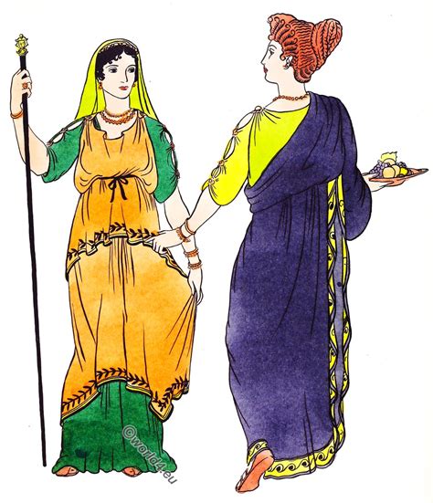 The Costume Of The Roman Women Republican Rome