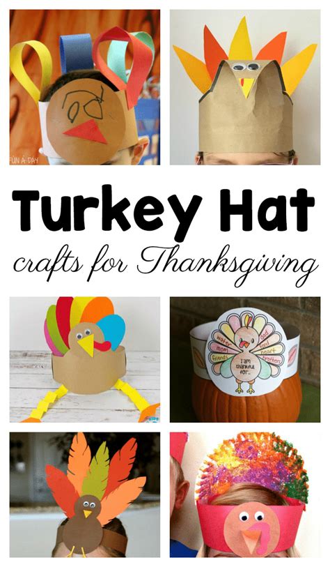 turkey hat craft  thanksgiving fun  day