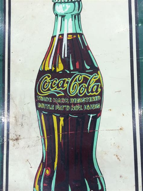 1915 coke bottle sign collectors weekly