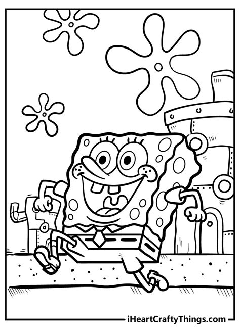 spongebob color sheets denbiematin