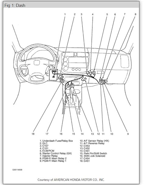 honda main relay wiring diagram easy wiring