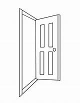 Door Coloring Pages Colouring Drawing Kids Designlooter Color Open Sketch Getdrawings 792px 56kb Choose Board sketch template