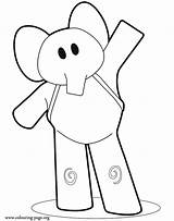 Pocoyo Coloring Elly Pages Desenho Do Colouring Para Colorear Ellie Elephant Printable Ballet Turma Dibujos Dibujo Da Popular Coloringhome Clipart sketch template