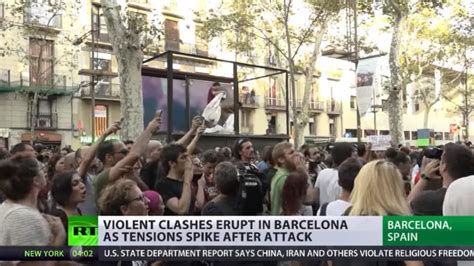 gewelddadige demonstraties na terreuraanslag barcelona geotrendlines