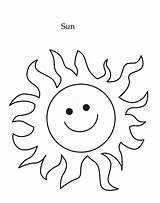 Sun Coloring Pages Printable Kids sketch template