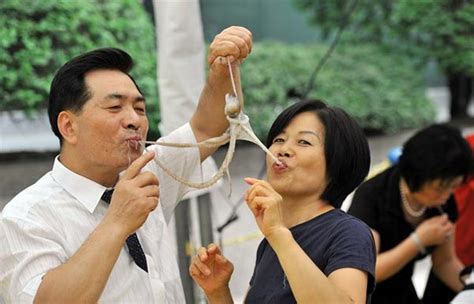 South Koreans Eating Live Octopus In Food Festival