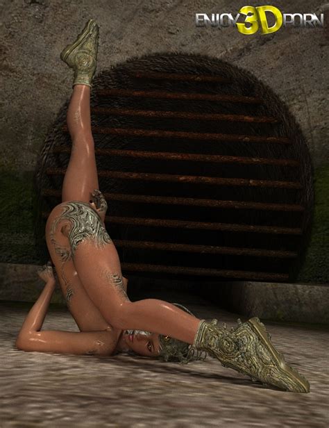 human and alien hybrid rubs clit and shows how flexible