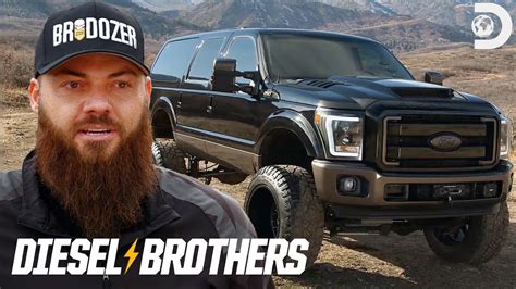 giving   rare ford excursion diesel brothers youtube