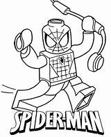Coloring Spiderman Lego Pages Spider Man Color Topcoloringpages Print Minifigure Amazing Source sketch template