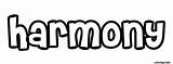 Harmony Imprimer Prenom sketch template