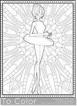 Coloring Pages Mandala Es Ballet sketch template