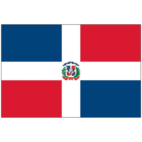 Dominican Republic W Seal Flag American Flags Express