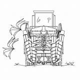 Cane Sugar Harvester Sugarcane Getdrawings Drawing sketch template