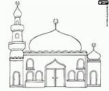 Mosque Minaret Moschee Moschea Mesquita Colorear Mezquita Domes Ensino Cúpulas Moskee Cupole Minareto Alteridade Koepels Religioso Kosmisch Kleurplaat Kleurplaten Orientalische sketch template