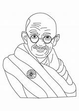 Gandhi Mahatma Jayanti Sheets Columbus Bestcoloringpages Mahathma Parade Worksheets Colorin sketch template