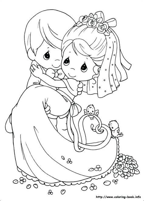 bride groom coloring page  getcoloringscom  printable
