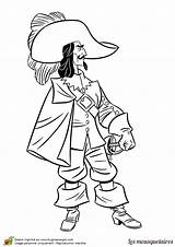 Coloriage Athos Mousquetaire Mousquetaires Imprimer Coloriages sketch template