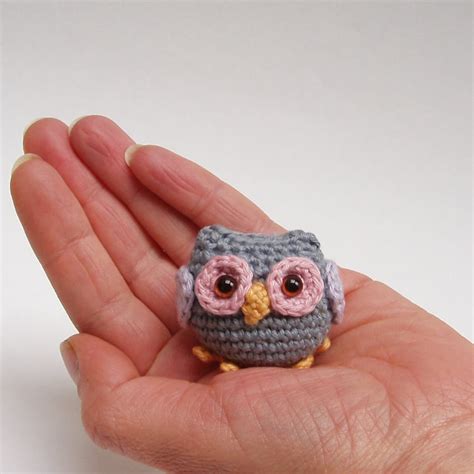 crochet owl pattern  tiny owl amigurumi crochet pattern etsy