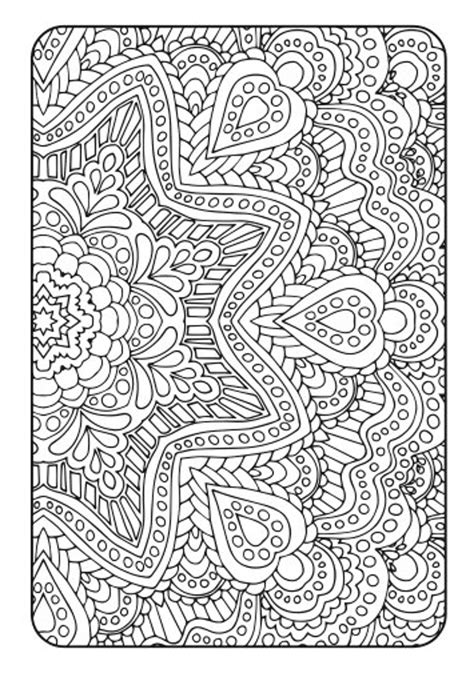 adult coloring book art therapy volume  printable  etsy