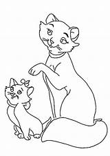 Coloring Cat Pages Marie Disney Kittens Kitten Coloriage Little Aristocats Popular Three Cats Splat Colorier Para Clipart Dessin Colorear Chat sketch template