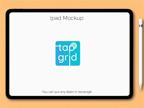 apple ipad logo mockup  bilal haider logo designer  dribbble