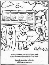 Bus Safety Coloring School Pages Rules Worksheets Kids Driver Worksheet Printable Getcolorings Template Popular Color Preschool Worksheeto sketch template