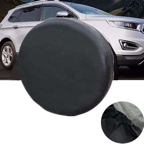 universal soft black spare tire cover wheel covers   cars tyre   tire